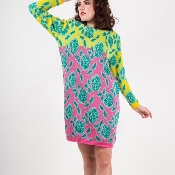 Vintage '80s Punk Label Betsey Johnson Dress Small Medium Large - Picture 6 of 10